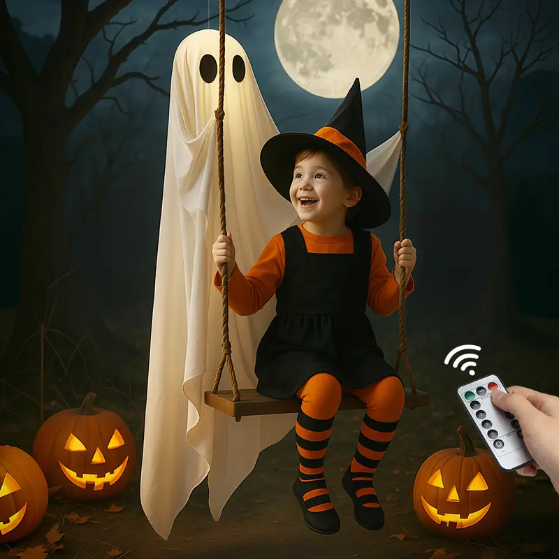 💥Hanging Ghost Swing Outdoor Halloween Decoration