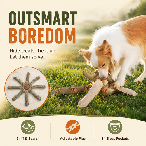 The Boredom-Busting Treat Puzzle for Dogs