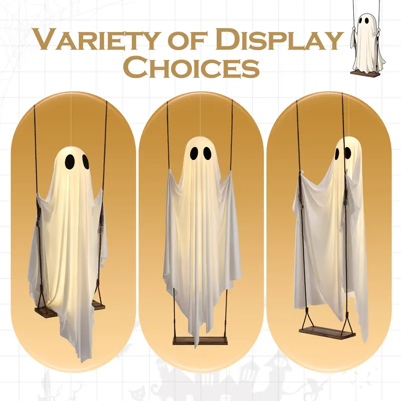 💥Hanging Ghost Swing Outdoor Halloween Decoration