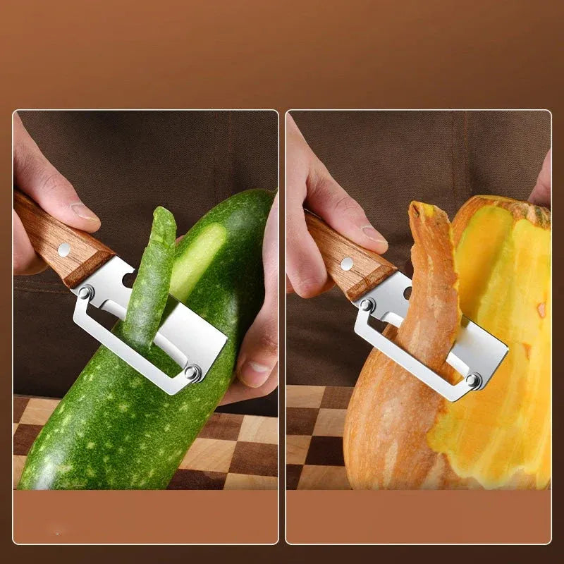 💥Buy 3 Get 2 Free🥕🔥 Multifunctional Kitchen Vegetable Peeler – Stainless Steel Blade, Ergonomic Handle & Ideal for Fruits and Vegetables ✨