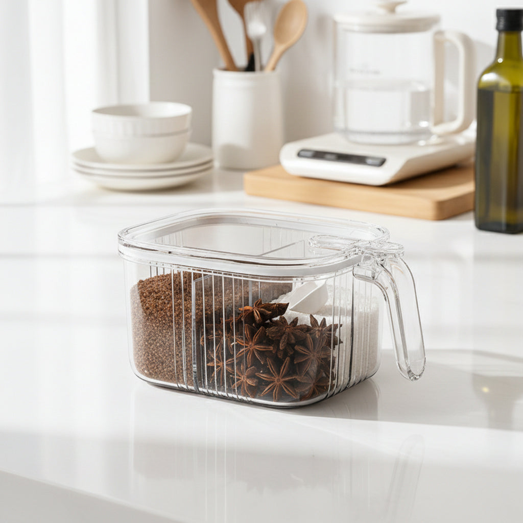 Premium Multi-Compartment Seasoning Box Set