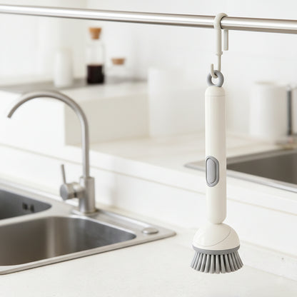 Soap Dispensing Dish Brush with Long Handle