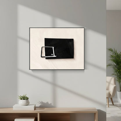 Minimalist Flip-Top Decorative Cover for Electric Meter Box