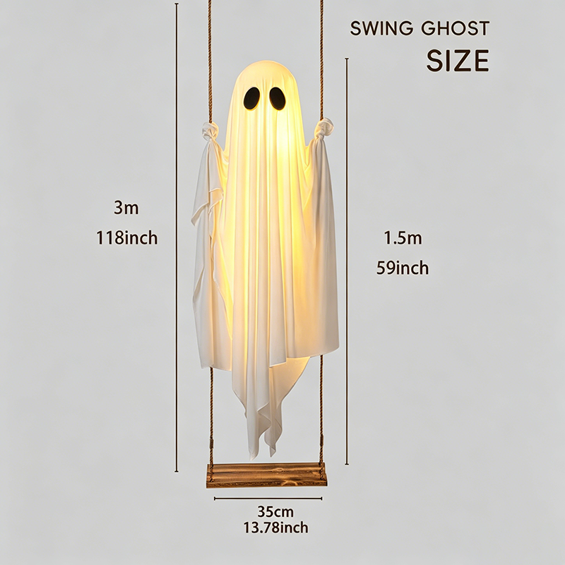 💥Hanging Ghost Swing Outdoor Halloween Decoration