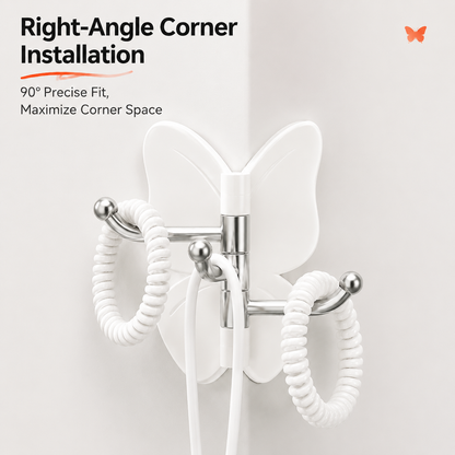 🦋No Drilling Swivel Butterfly Hook