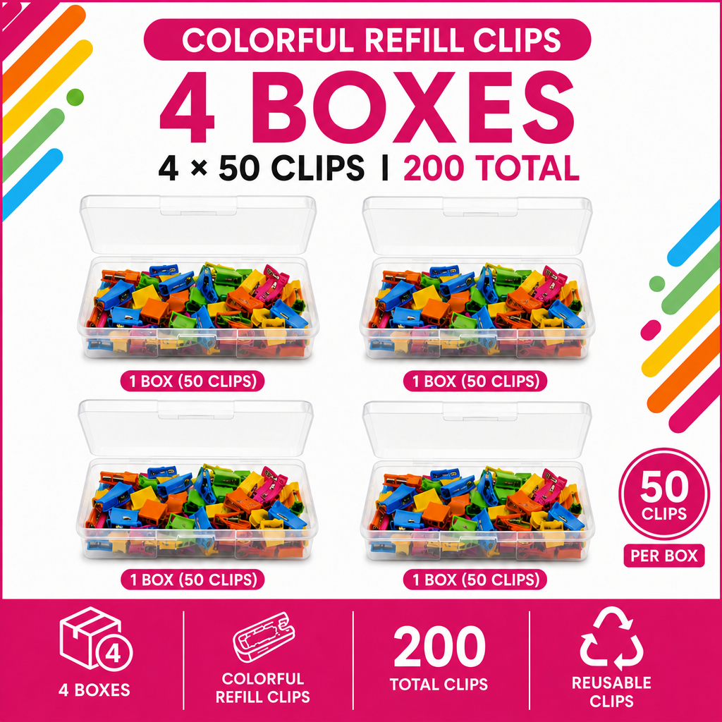 Extra Reusable Clips