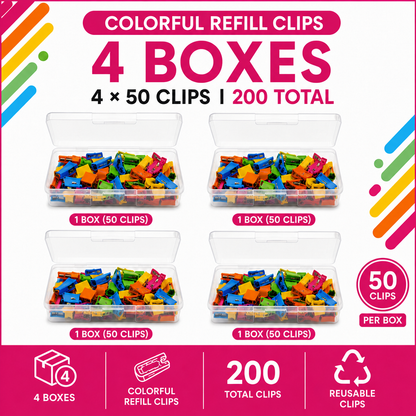 Extra Reusable Clips